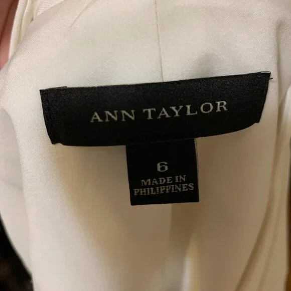 Ann Taylor Open Blazer White Size 6 Never Worn - Picture 5 of 5